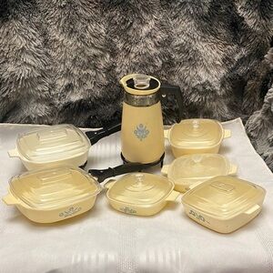 Vintage Cornflower Corning-ware Kids Cookware Set